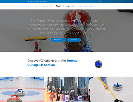 Toronto Curling – Whissel Strategies client project