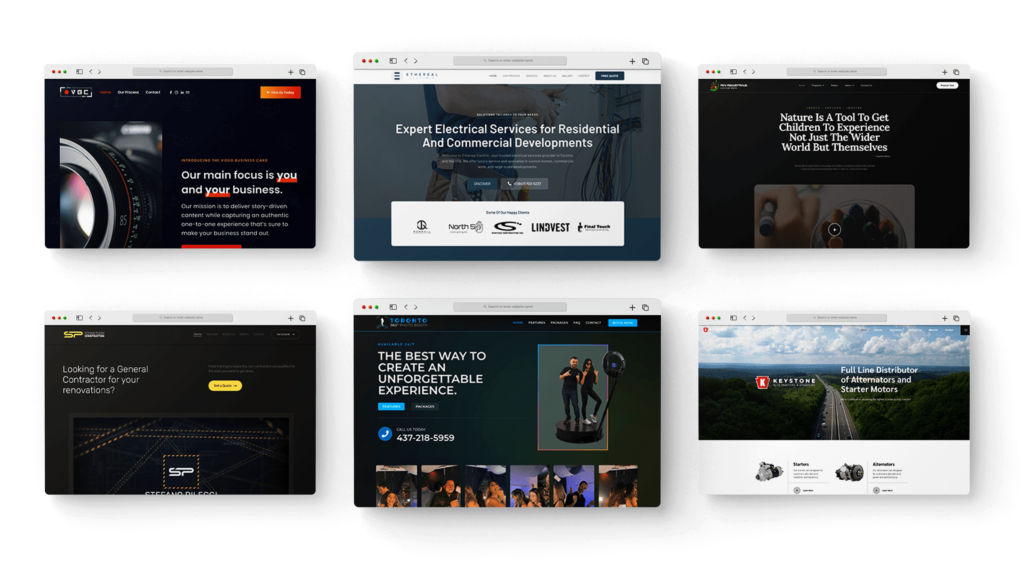 Whissel Strategies web design service overview