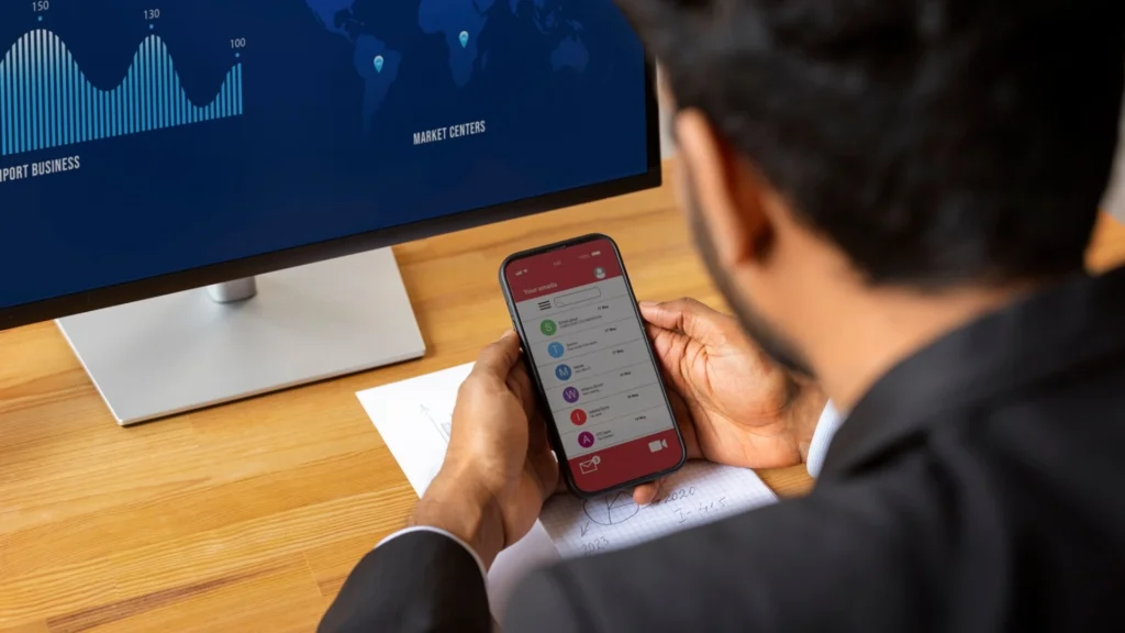 Professional using AI marketing analytics to drive measurable business growth